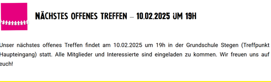 "Dreisamtal Gemeinsam" trifft sich "Dreisamtal Gemeinsam" trifft sich